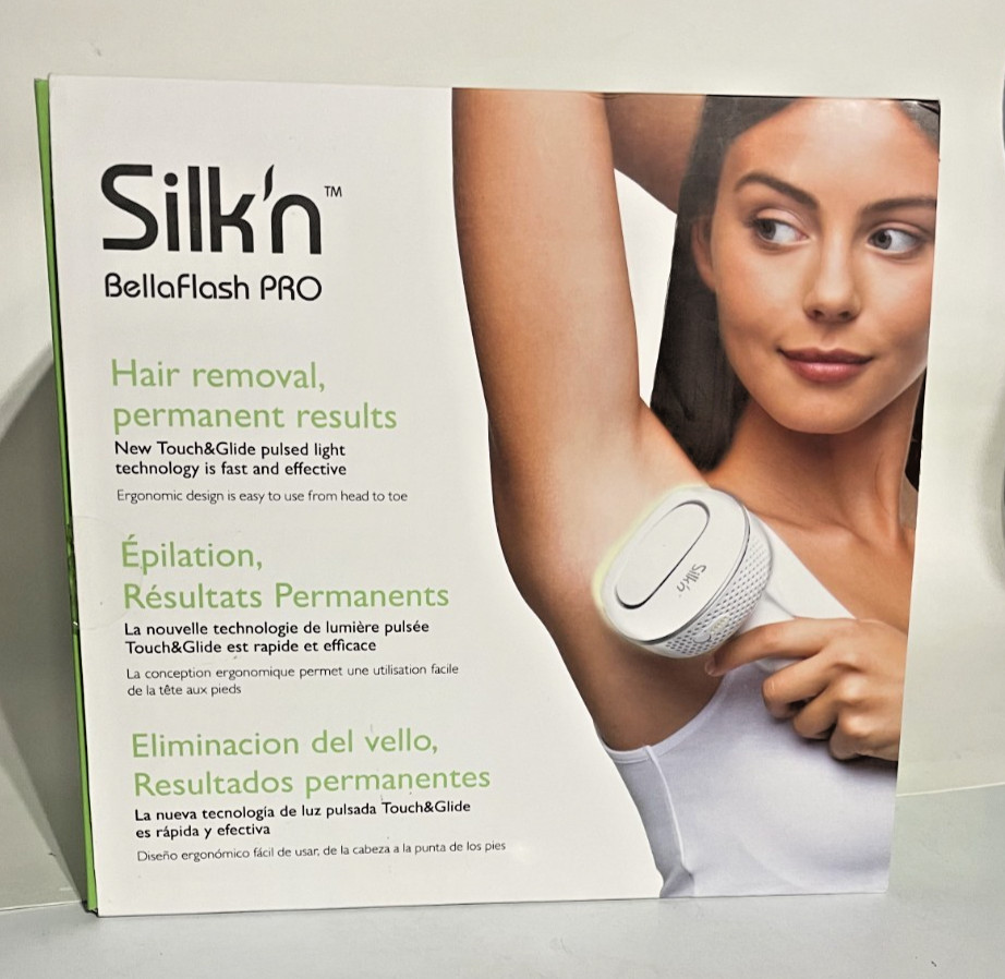Silk’n BellaFlash Pro Hair Removal System – White – Open Box