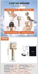VEVOR IPL Hair Removal Laser Hair Remover with Sapphire Ice Cooling 19J Energy