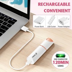 Facial Hair Remover for Women- 2-in-1 as White(2-in-1)+2 Heads, White(2-in-1)
