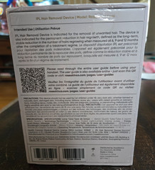 NEW/SEALED Lumi IPL Hair Removal Handset Rose Skin Co. White/Gold