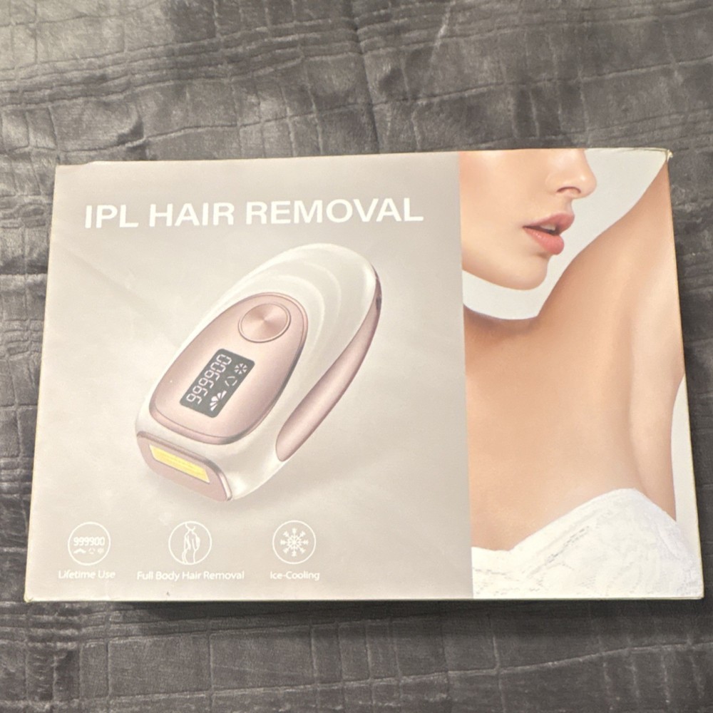 IPL Hair Removal Device 999999 Flashes Ice-Cooling Full Body 3cm² Head 5 Levels