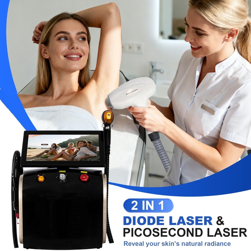 808 Diode Laser Hair Removal Machine Picosecond Yag Tattoo Removal Beauty Salon