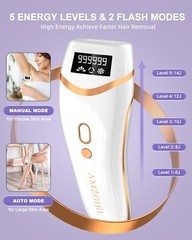 IPL Laser Hair Removal 999,999 Flashes Permanent Hair Removal Device