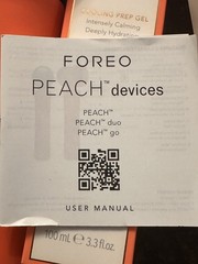 FOREO PEACH 2 IPL Hair Removal Device With freeFOREOPEACH™COOLING PREP GEL