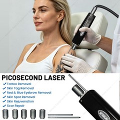 New 2-in-1 Diode Laser Hair Removal 4-Wave 10 Bars & Pico Tattoo Removal Machine