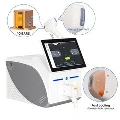 10 Bars 755/808/940/1064 Diode Laser Hair Removal Ice Cooling System Home/Salon