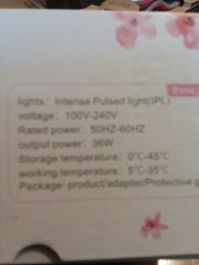 Hair Removal Instrument LED Lasts 8 Weeks Safe Painless Beautiful 4 1/2 star