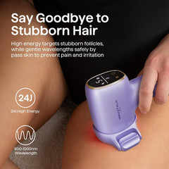 IPL Hair Removal Device, Bare It with Precision Roller for Face Body Bikini – Lo