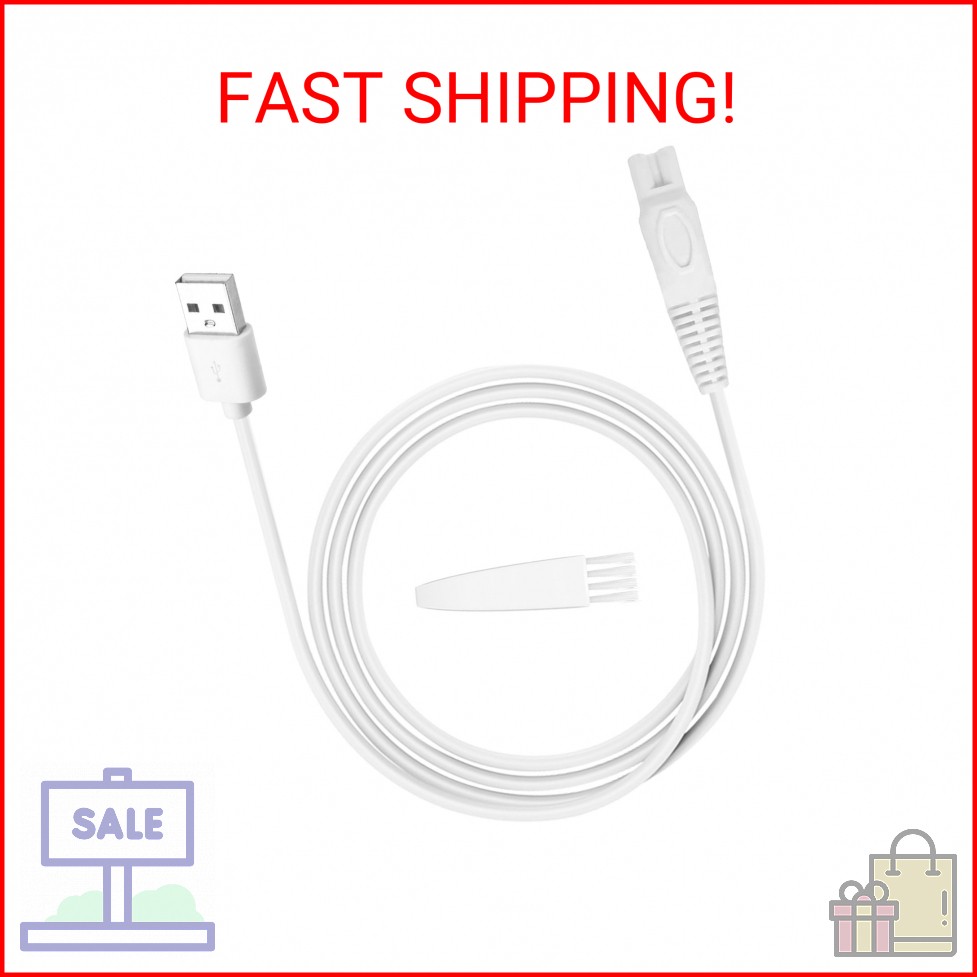 uijino 5V Charger Compatible with Akunbem Women Electric Shaver, USB Charging Ca
