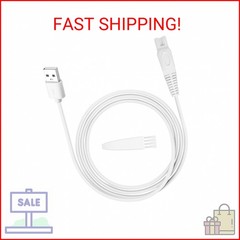 uijino 5V Charger Compatible with Akunbem Women Electric Shaver, USB Charging Ca