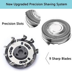 Gleway Sh50/52 Replacement Heads Compatible Philips Series 5000 Electric