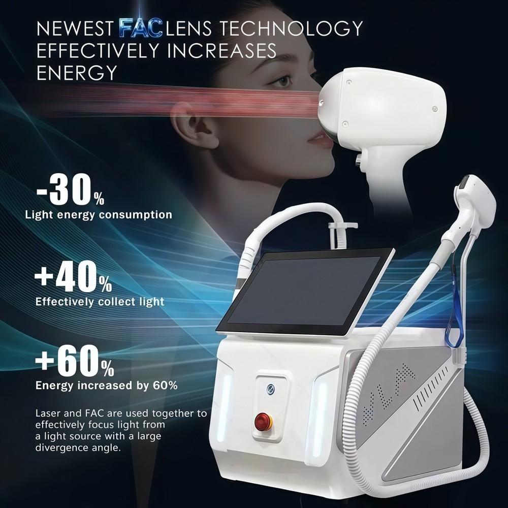 Professional 2 In 1 Diode Laser Hair Removal Machine Picosecond Tattoo Removal