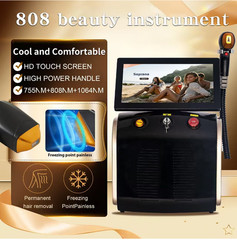 Ice Titanium Permanent Painless Diode Laser hair removal Machine 755 808 1064nm