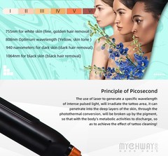 Pro 2 in 1 Diode Laser Hair Removal Machine Picosecond Tattoo Removal Instrument