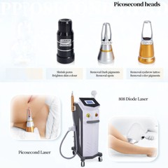 755 808 1064nm Diode Laser Bikini Body Hair Removal Permanent Skin Care Machine