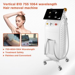 High Strength 3-Wave 808nm 755 1064nm Diode Laser Permanent Hair Removal Beauty