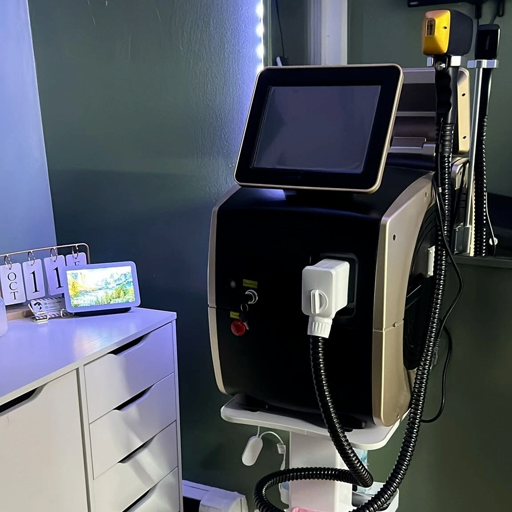 808 Diode Laser Hair Removal Machine With 755 1064 940 808nm Diode Laser 110V US