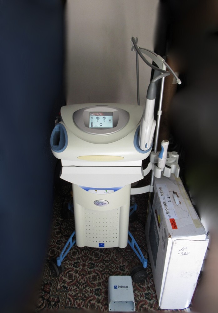Palomar Cynosure Starlux 500 Laser, Chiller Cart, Lux 1440 Fractional Handpiece