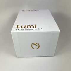 Lumi IPL Hair Removal Handset Rose Skin Co. White/Gold New Open Box