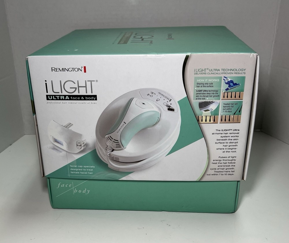 Remington iLIGHT Ultra Face Body IPL Hair Removal System Boxed