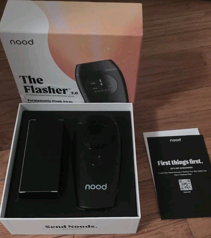 Nood The Flasher 2.0 IPL Hair Reduction Device Steel – Free Shipping