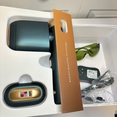 BoSidin IPL Hair Removal, IPL Hair Removal Laser Kit with Shaver, Goggles