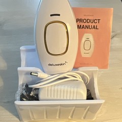 deluxeskin IPL Hair Removal Device ZYD-1230 White/Gold Corded Electric