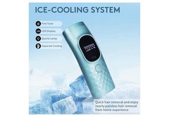 Laser Hair Removal for Women and Men – Permanent Painless Ice Cooling IPL Device