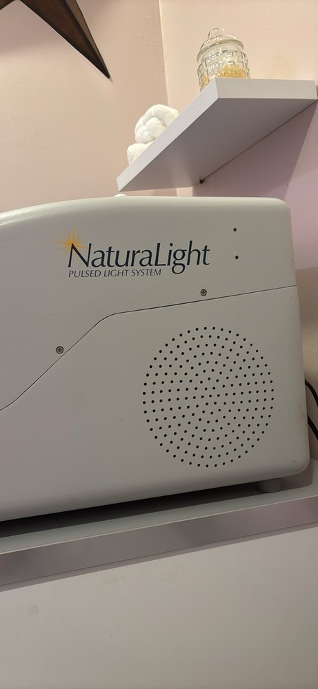 Focus Medical NaturaLight IPL Hair Removal Device, LCD, Corded, White/Blue
