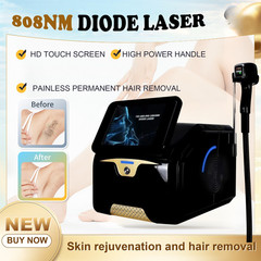 10Bars Diode Laser Hair Removal Machine Permanent Reduce Unwanted Hair 4Waves