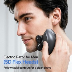 Weqoee Shavers For Bald Men Body Shavers For Men Cordless Rechargeable Wet/Dry