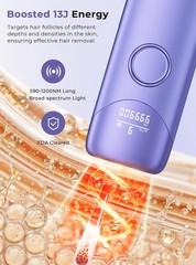 Ubroo 2026 Laser Hair Removal with 5℃ Ice Cooling, Hand-Held Shaving Device IPL
