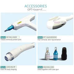 3 in 1 Elight IPL OPT RF ND Yag Laser TATTOO REMOVAL Hair Removal Machine
