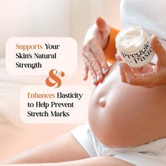 MOMMY LIFE Preggie Paste Belly Butter – Stretch 4 Ounce (Pack of 1), White