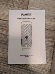 Euarne IPL Laser Hair Removal Tool w/Cooling System, Open Box.