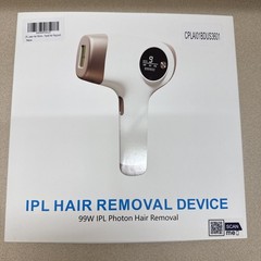 IPL Hair Removal Device White Pink New In Box For Body And Face