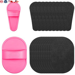 102 Pieces Hair Removal Pad Sets Smooth Away Hair Removal Kit 2 Sizes Smooth