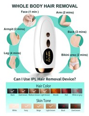 999,999 Flashes IPL Hair Removal Laser Permanent Body epilator Painless Device