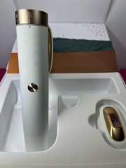 BoSidin IPL Hair Removal Device CE White/Gold w/ Attachments, Sunglasses