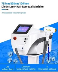 2026 Ice Titanium Soprano Permanent Painless Diode Laser Hair Removal Machine