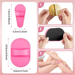 Chengu 62 Piece Crystal Legs and Facial Hair Removal Kit for Women- 2 Sizes Smoo
