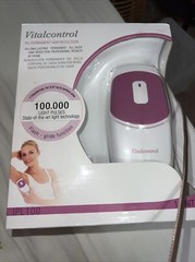 vitalcontrol IPL 100 Permanent hair removal device epilator NEW