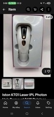 Iston KT01 IPL Hair Removal Device for Body, Face, Legs, Arms, Underarms