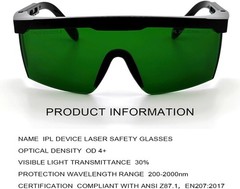 IPL 200nm-2000nm Laser Safety Glasses for Laser Hair Removal Treatment and La…