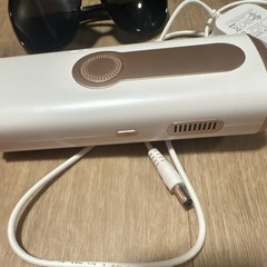 IPL Hair Removal Device White Gold with Sunglasses Power Adapter for Legs Face