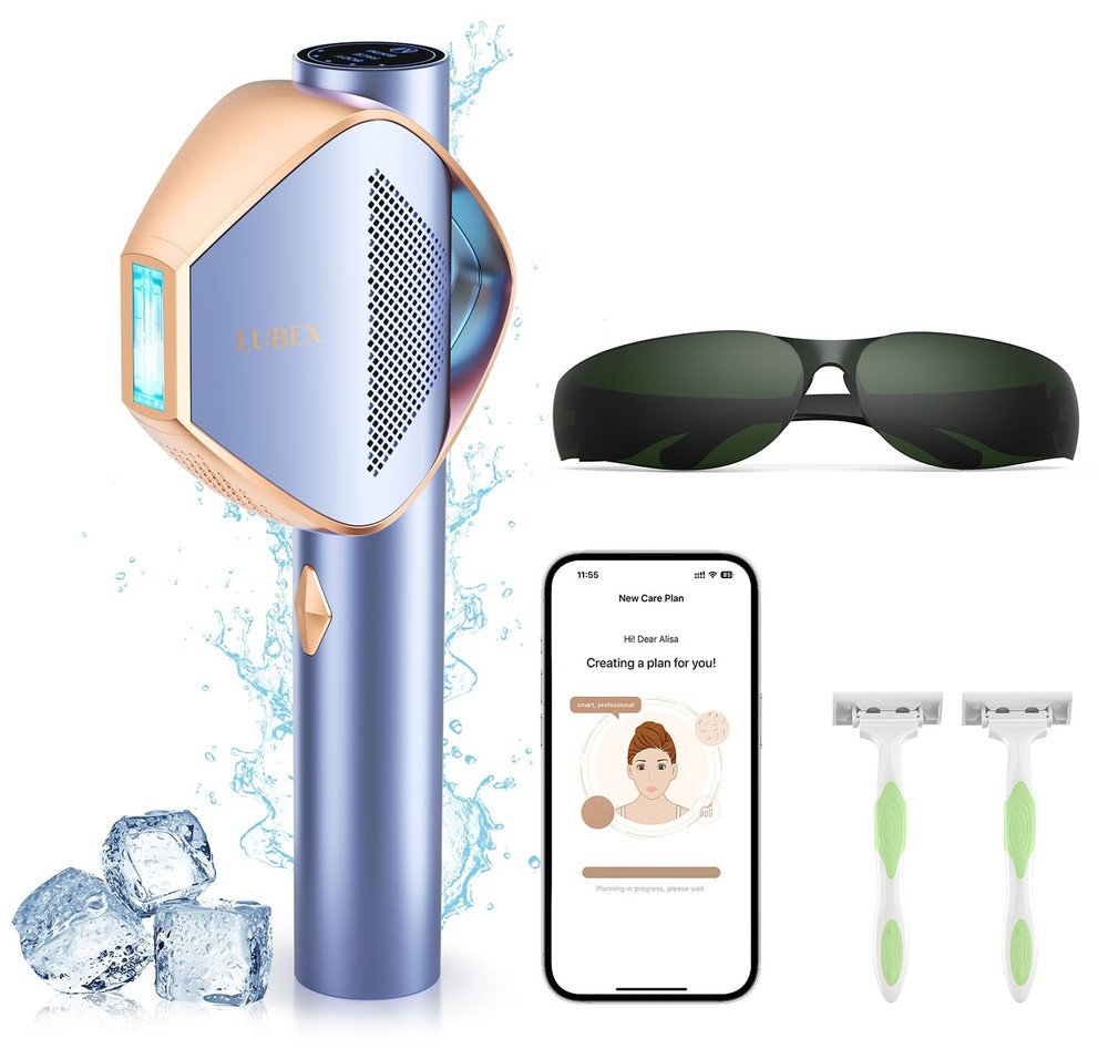 LUBEX IPL Hair Removal Ice Cool Bikini Face Armpit