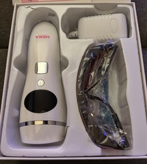 HENA IPL Hair Removal Depilatory System with Safety Glasses New In Open Box