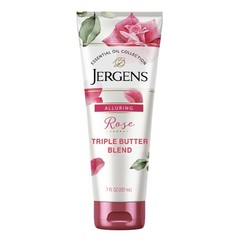 Jergens Rose Body Butter Lotion, Hand and 7 Fl Oz (Pack of 1), White