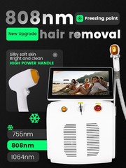 Ice Titanium Soprano Permanent Painless 808nm Diode Laser hair removal Machine