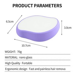 Painless Nano Epilator Reusable Hair Removal Stone Male Female Beauty Care